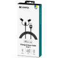 Miniatyrbild 2 av 3: USB-A till Lightning, USB-C och Micro-USB 1,5m Svart