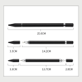 Miniatyrbillede 9 af 11: 2 i 1 Stylus pen med skrivefunktion sort