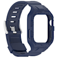 Miniatyrbillede 4 af 4: Urrem med beskyttende etui til Huawei Watch Fit 3 Blå