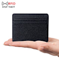 Pikkukuva 3 / 6: Kannettava luottokorttitasku RFID-suojauksella Musta
