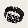 Pikkukuva 3 / 3: Xiaomi Metal Magnetic Nylon Loop Strap Xiaomi Mi Band 3/4/5/6 Musta