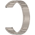 Miniatyrbild 2 av 3: Titanium klockarmband för 22 mm Smartwatch Fällbart lås Titan