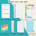 Pikkukuva 3 / 4: A6 Planner Inserts, Budget Binder Inserts with 7 Pockets, Financial Planner Refill Paper, Expense Tracker Inserts - Grad