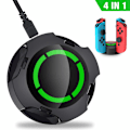Miniatyrbild 2 av 9: Nintendo Switch Joy-Con laddningsstation för 4 spelkontroller