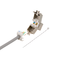 Miniatyrbild 3 av 5: Cat6A shielded Keystone jack, toolless clamp termination