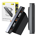 Pikkukuva 10 / 10: Hub Baseus T-Space USB-C-lightning-kaapeleilla Tesla-autoille (musta)