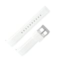 Miniatyrbillede 3 af 4: Silikone urrem til Huawei GT5/GT4/Watch4 Hvid + Sølv 22 mm