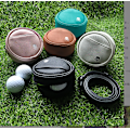 Miniatyrbild 4 av 5: Golf Bältesväska för 4 Bollar Svart