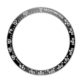 Miniatyrbillede 3 af 3: Bezelring i rustfrit stål til Samsung Gear S2 Classic SM-R732 Sort
