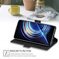 Miniatyrbild 6 av 8: Skyddande PU-läderfodral för Redmi Note 14 Pro/Pro+ (Global) - Svart