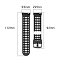 Miniatyrbild 4 av 4: Klockarmband för Coros Svart 22 mm