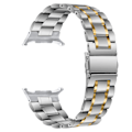 Miniatyrbillede 2 af 6: Urrem i rustfrit stål til Samsung Galaxy Watch 7 Ultra 47MM Sliver + Guld