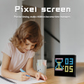 Miniatyrbild 9 av 11: LED-pixelskärm Anpassat textmönster Animation Programmerbara displaylampor Svart