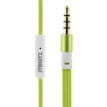 Miniatyrbild 2 av 4: E110 In-ear earbuds, 1-button remote, 3.5mm, mic, lime gre