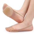 Miniatyrbillede 3 af 3: Invisible Half Insole Sokker 2-par Beige