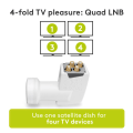 Miniatyrbild 8 av 10: Universal Quad LNB