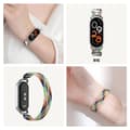 Miniatyrbillede 4 af 5: Nylon urrem til Xiaomi 8/9/10 MultiColor MultiColor