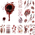 Pikkukuva 1 / 5: Haavatatuoinnit / väärennetyt tatuoinnit Halloween 11 arkkia