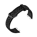 Pikkukuva 1 / 3: Silikoninen kellonranneke Huawei Band 8/9:lle Musta