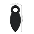 Miniatyrbillede 2 af 5: Clips til billedramme (50 stk.) Sort