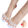 Miniatyrbillede 1 af 7: INF Tåskiller til Hallux valgus 1 par Hvid