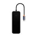 Miniatyrbillede 3 af 11: Adapter 4w1 Baseus Hub USB-C med 4xUSB 3.0 (mørkegrå)