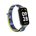 Miniatyrbillede 3 af 4: Nylon urrem til Xiaomi Redmi Band 2/8 Active Marine blå