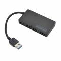 Miniatyrbillede 4 af 9: INF USB 3.0 hub med 4 porte Sort