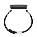Miniatyrbillede 3 af 5: Stilfuld flettet spænderem til Xiaomi Mi Band 9/10 Sort