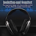 Miniatyrbillede 3 af 5: INF Ørepuder til Sennheiser Game ONE G4ME Zero HD380PRO Sort