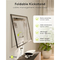 Miniatyrbillede 8 af 9: Ultraslim TV-vægbeslag Basic FIXED (XL), sort