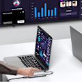 Pikkukuva 4 / 4: 6-in-1 USB-C Hub 4K/60Hz USB 3.2 10G Datansiirto Harmaa