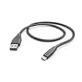 Laddkabel USB-A till USB-C Svart 1,5m