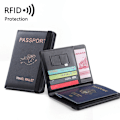 Pikkukuva 1 / 3: RFID-estopassipidike ja matkalompakko Musta