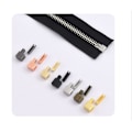 Miniatyrbild 4 av 4: 8# Silver Zipper Top & Bottom Stops (10 Sets)
