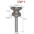 Pikkukuva 3 / 4: Kaksi kaaren muotoista kynsien leikkuria 1/4"x1" hopea