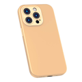 Pikkukuva 7 / 9: Baseus Liquid Silica Gel Case iPhone 14 Pro Max (Sunglow)+ karkaistu lasi + puhdistussarja
