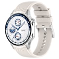 Miniatyrbillede 3 af 4: Silikone urrem til Oppo Watch X2, Oneplus Watch3 Knogle hvid