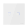 Miniatyrbild 3 av 10: Smart Switch WiFi + RF 433 Sonoff T1 EU TX (2-kanals)
