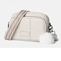 Miniatyrbild 2 av 4: Vit Crossbody-väska, axelväska i läder för kvinnor