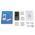 Miniatyrbillede 4 af 5: TENS maskine muskelstimulator 15 massagetilstande Sort
