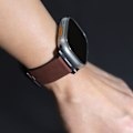 Miniatyrbillede 5 af 8: Horween læderurrem til Apple Watch 42/44/46/49 mm - mørkebrun Mørkebrun