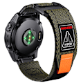 Miniatyrbillede 3 af 5: Quick Release 26mm Vævet Nylonrem til Garmin Fenix 7