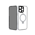 Miniatyrbillede 1 af 6: Magnetisk etui med privatlivsbeskyttelse til iPhone iPhone 14 Plus Sølv