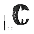 Miniatyrbillede 1 af 6: INF Suunto Spartan Trainer Wrist HR urrem silikone Sort