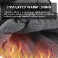 Miniatyrbild 2 av 5: Varma vinterhandskar med touch - skidhandskar, termohandskar Svart M