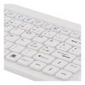 Miniatyrbild 3 av 5: Rubberized keyboard with touchpad, IP68, 105 keys, white