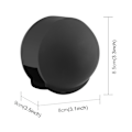 Pikkukuva 6 / 6: Silikoninen linssisuojus Insta360 X3/X4 kameralle Musta