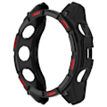 Miniatyrbillede 4 af 6: Tactix 8 Sort TPU Beskyttelsesetui til Garmin 51mm Solar Sort+rød