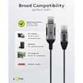 Miniatyrbild 9 av 11: Ethernet-kabel USB-A 3.0 till RJ45, Slim, 10 m